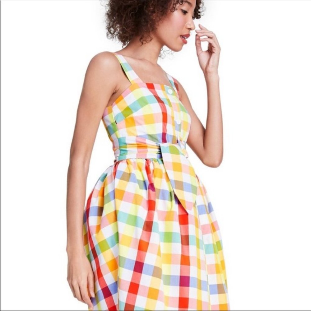 Christopher John Rogers for Target Plaid Tie Dress - Picture 3 of 3